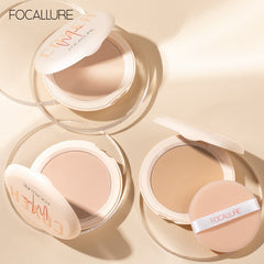 Focallure Covermax Two-way-cake Compact Pressed Powder