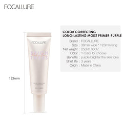 FOCALLURE Color Correcting Makeup Base-Purple