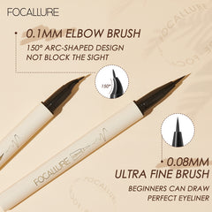 FOCALLURE Lasting Waterproof Liquid Eyeliner (with Ultra Fine Brush)
