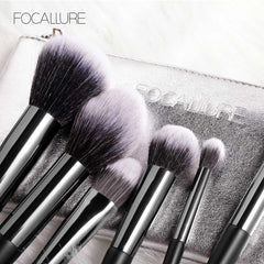 FOCALLURE 10PCS Makeup Brush Set With Bag