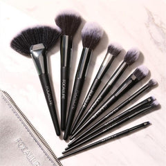 FOCALLURE 10PCS Makeup Brush Set With Bag
