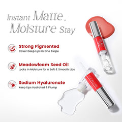 FOCALLURE 2-In-1 Liquid Lipstick