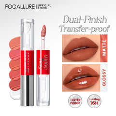 FOCALLURE 2-In-1 Liquid Lipstick