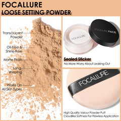 FOCALLURE Loose Powder Matte Finish