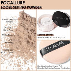 FOCALLURE Loose Powder Matte Finish