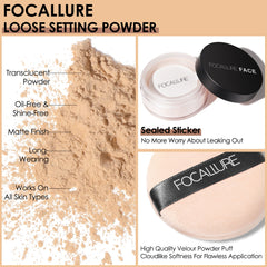 FOCALLURE Loose Powder Matte Finish
