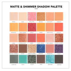 LA'FIOR SPECTRUM GLAM Eyeshadow Palette -LF-002