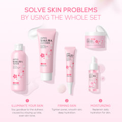 LAIKOU Japan Sakura 5Pcs Skincare Set
