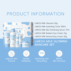 LAIKOU Milk Glowing Skincare Set