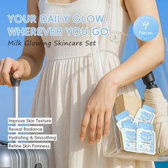 LAIKOU Milk Skincare 4Pcs Traveling Set