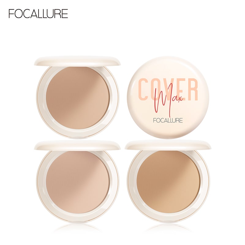Focallure Covermax Two-way-cake Compact Pressed Powder