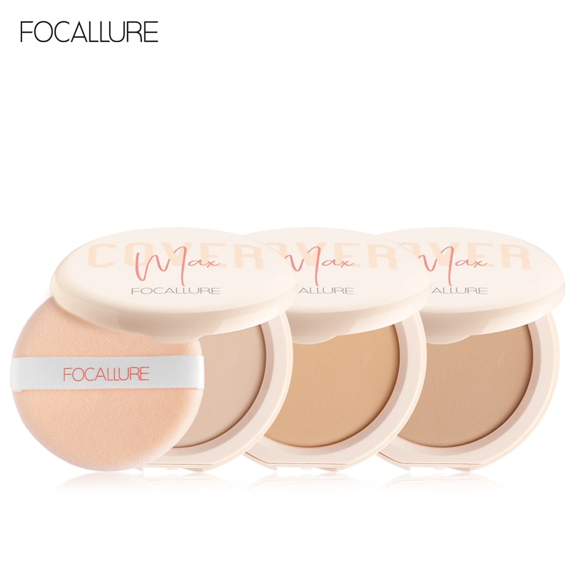 Focallure Covermax Two-way-cake Compact Pressed Powder