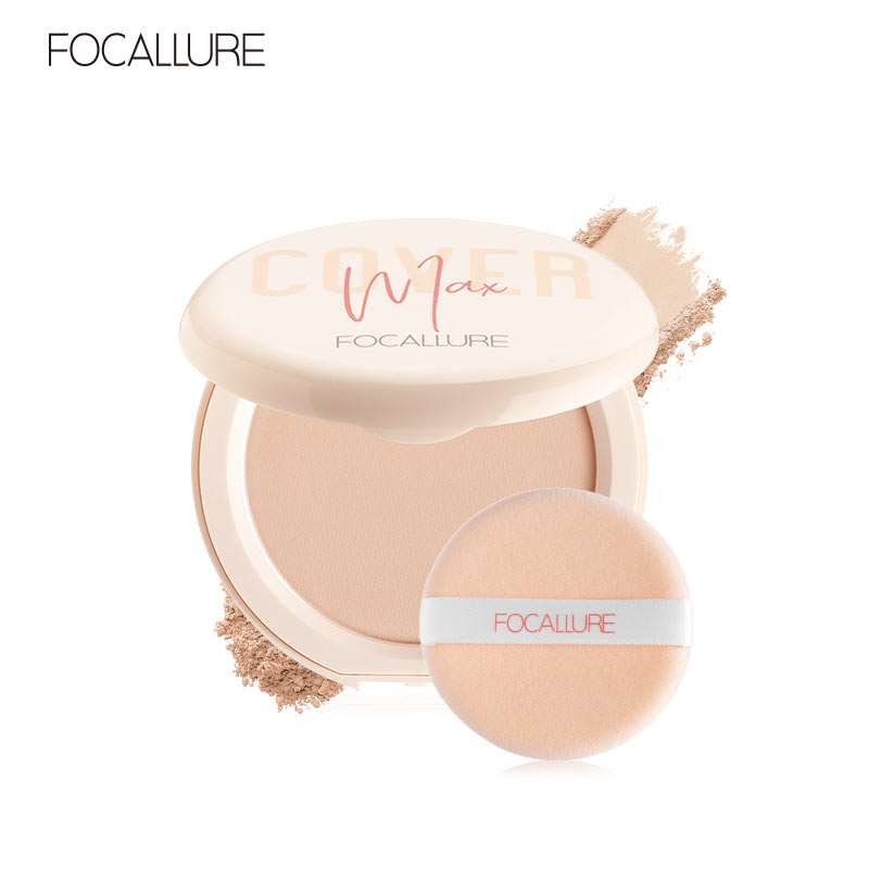Focallure Covermax Two-way-cake Compact Pressed Powder