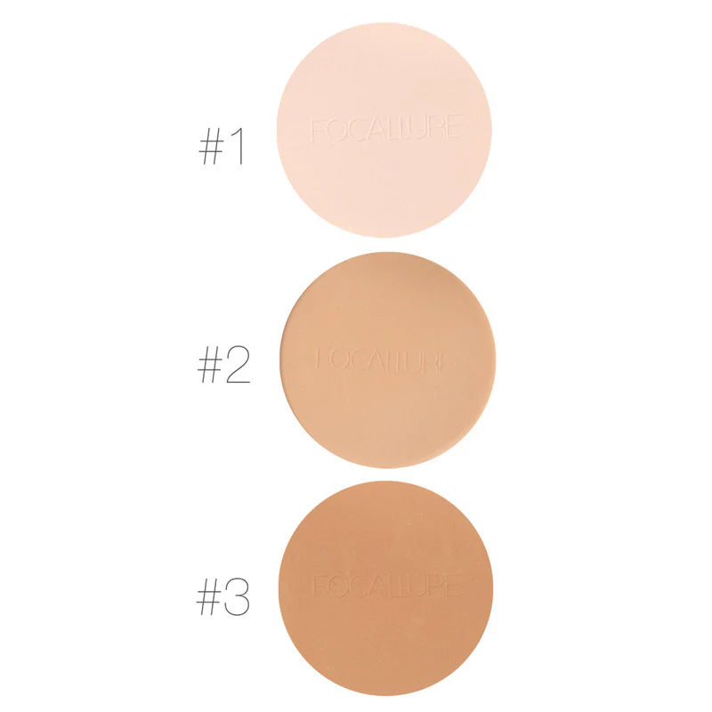 FOCALLURE Pressed Compact Powder Full Coverage