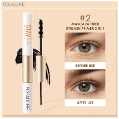 FOCALLURE Lengthen Mascara And Fiber Eyelash Primer 2 in 1