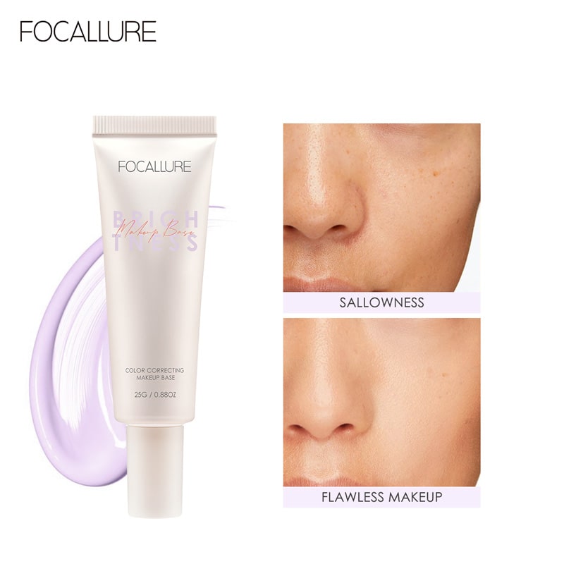 FOCALLURE Color Correcting Makeup Base-Purple