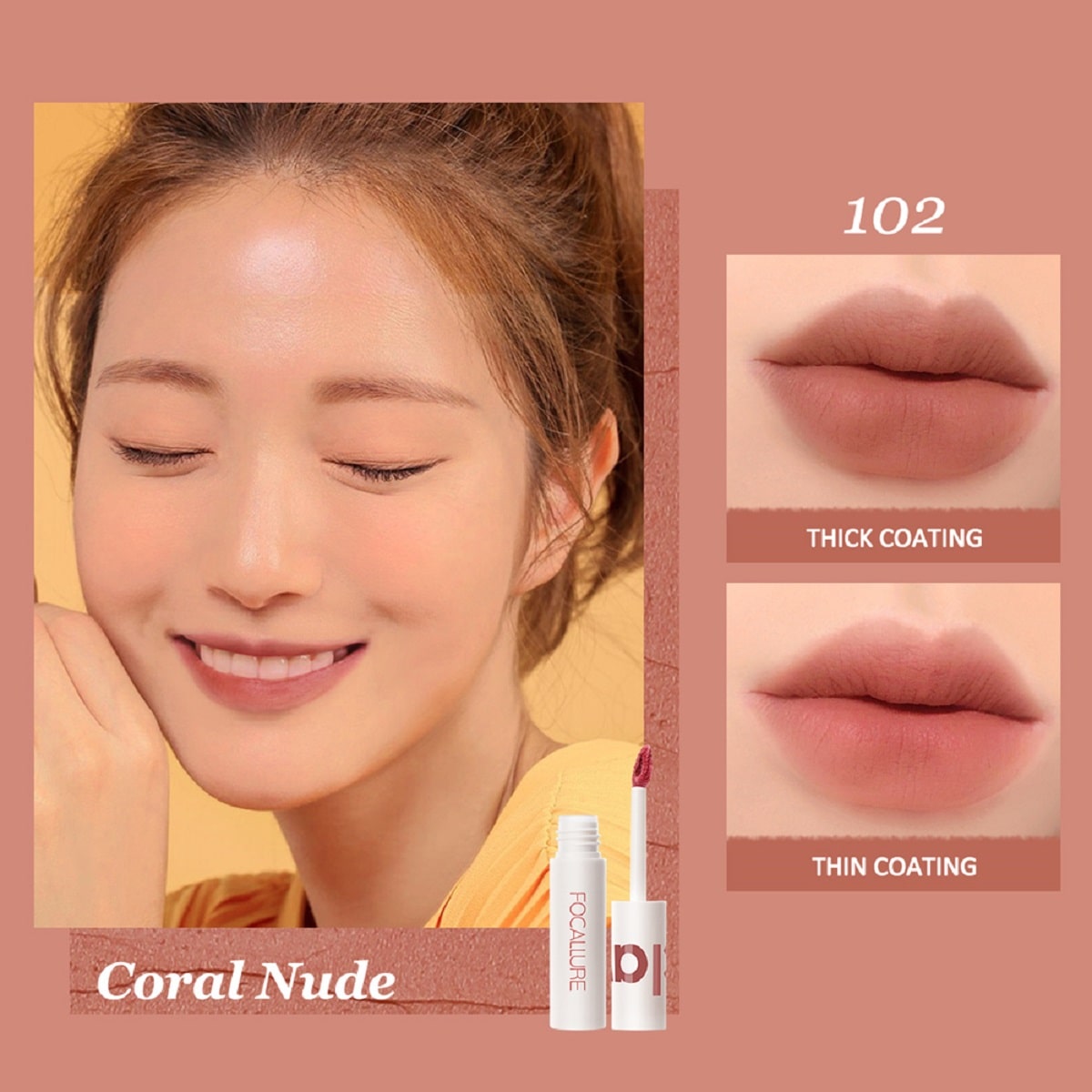 FOCALLURE Ture Matte Waterproof Lip Clay