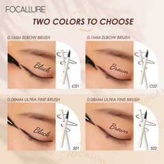 FOCALLURE Lasting Waterproof Liquid Eyeliner (with Ultra Fine Brush)