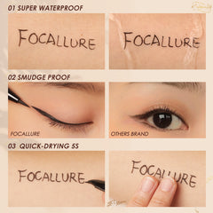 FOCALLURE Lasting Waterproof Liquid Eyeliner (with Ultra Fine Brush)