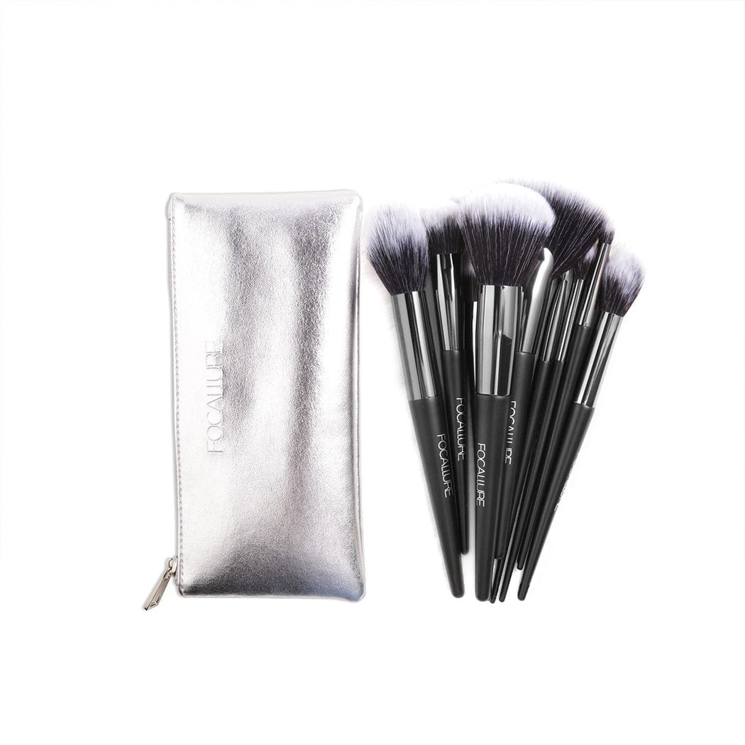 FOCALLURE 10PCS Makeup Brush Set With Bag