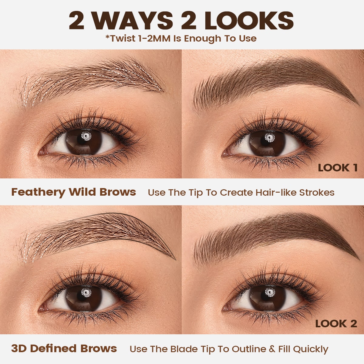 FOCALLURE Anti Smudge Eyebrow Pencil