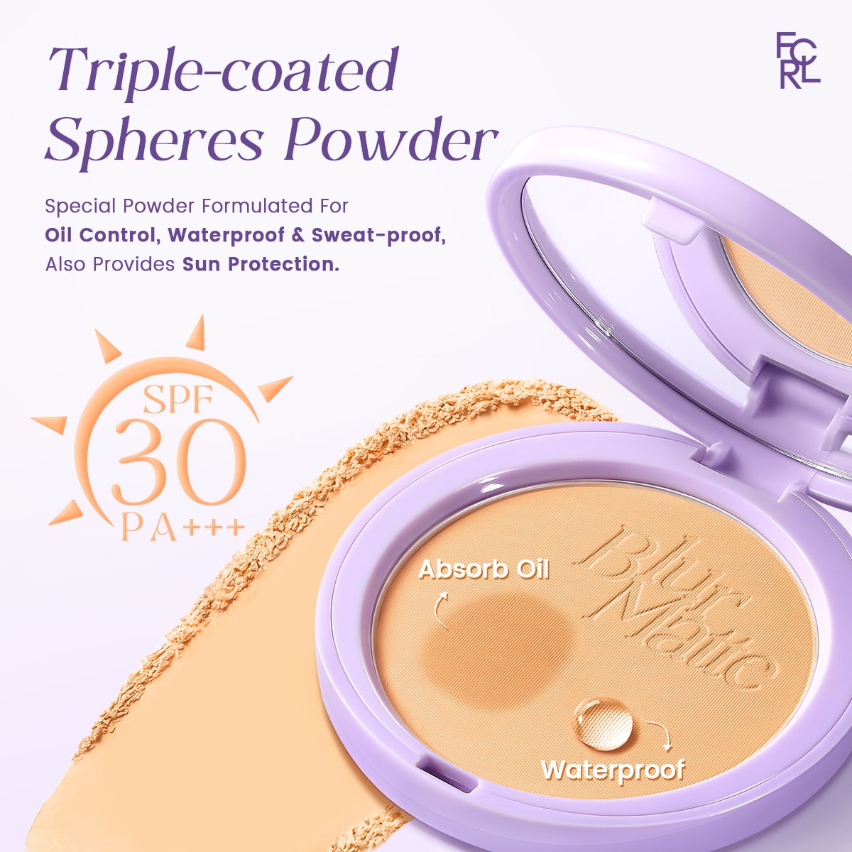 FOCALLURE Blur Matte Pressed Powder