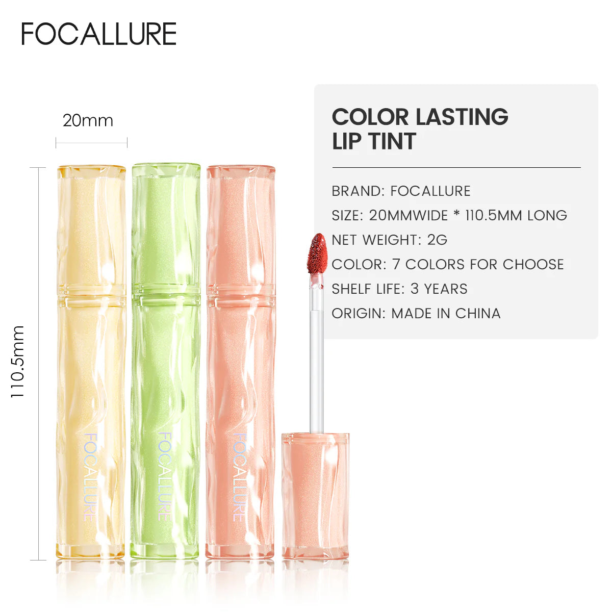 FOCALLURE Color Lasting Lip Tint-ink