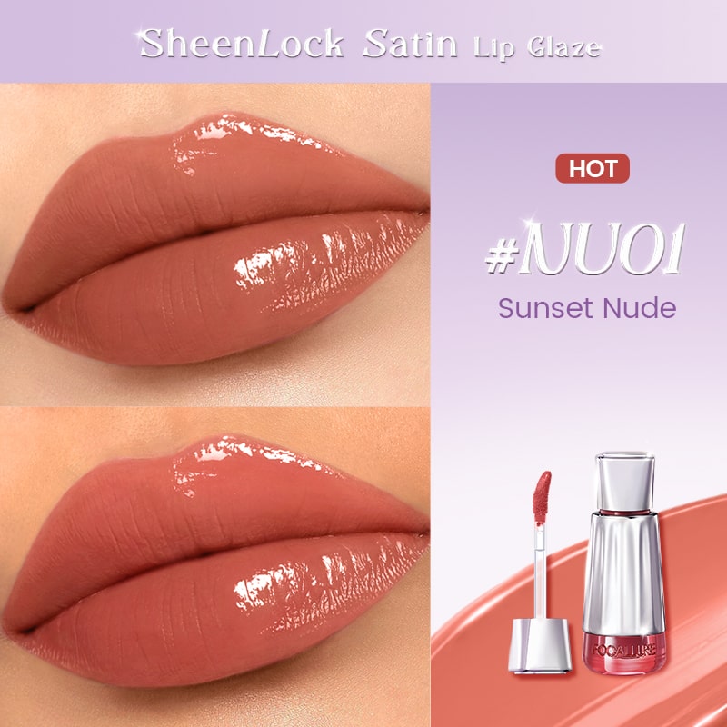 FOCALLURE SheenLock Satin Glow Lip Cream