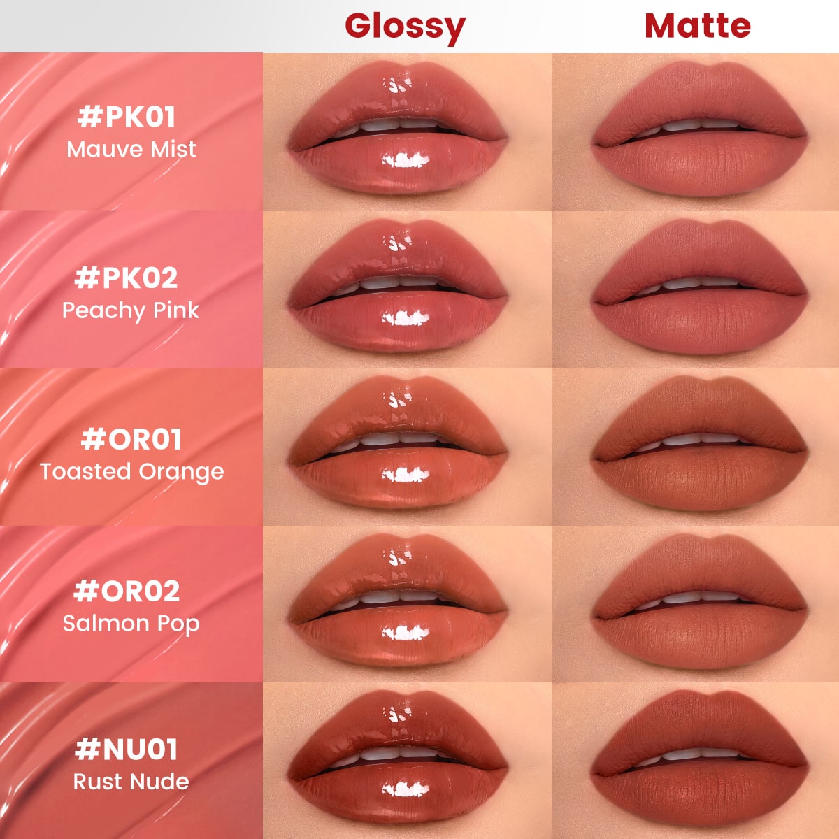 FOCALLURE 2-In-1 Liquid Lipstick