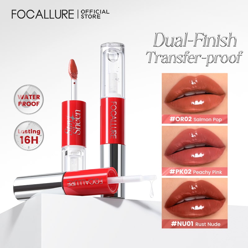 FOCALLURE 2-In-1 Liquid Lipstick
