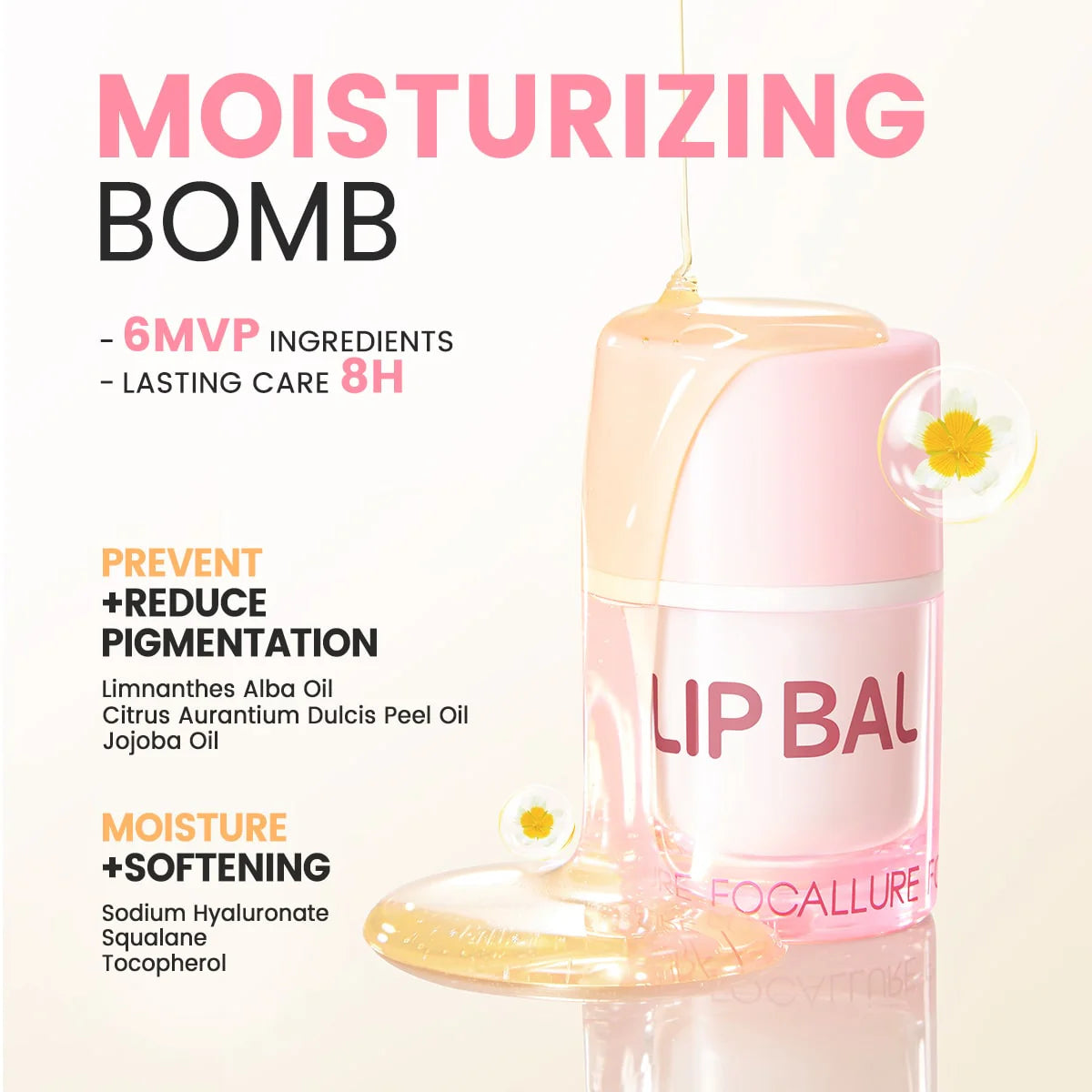 FOCALLURE Care Plus Lip Balm