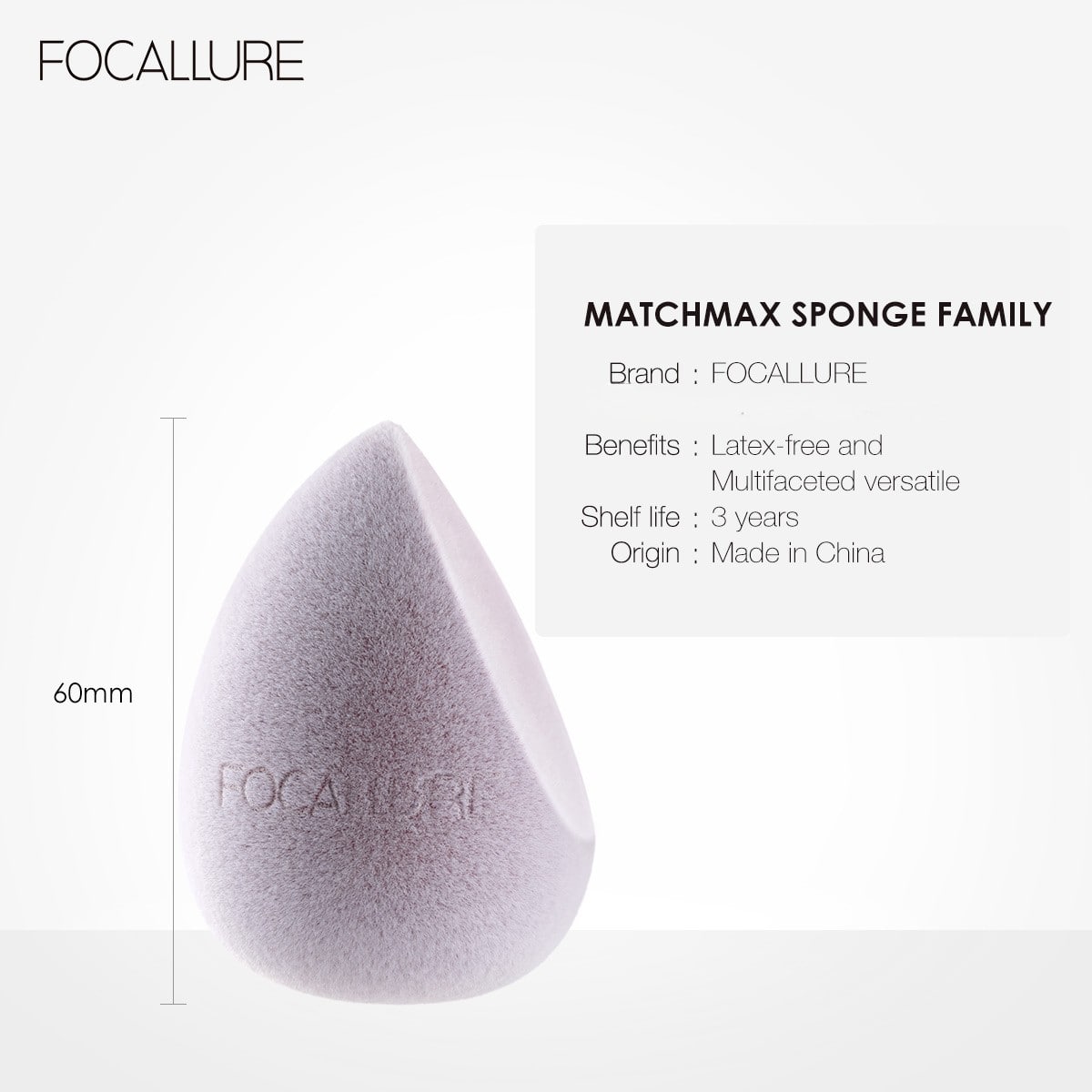 FOCALLURE Matchmax Sponge Microfiber Velvet
