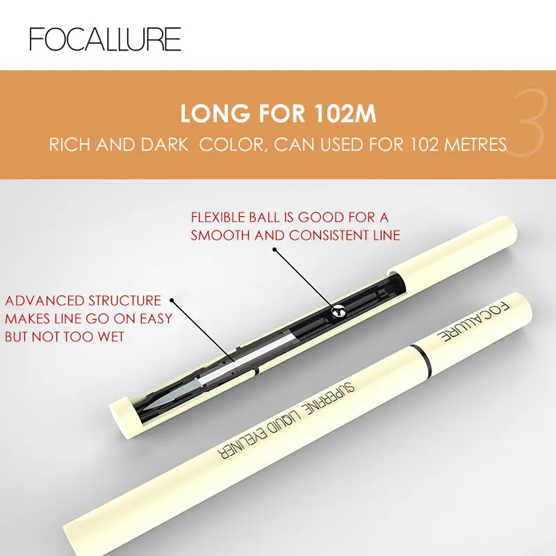 FOCALLURE Superfine Liquid Waterproof Eyeliner Pen