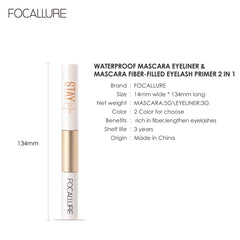 FOCALLURE Volume Mascara and Eyeliner 2 in 1