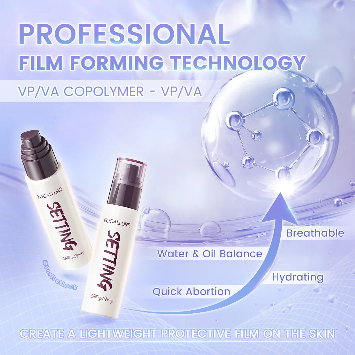 FOCALLURE Flawless Long Lasting Setting Spray