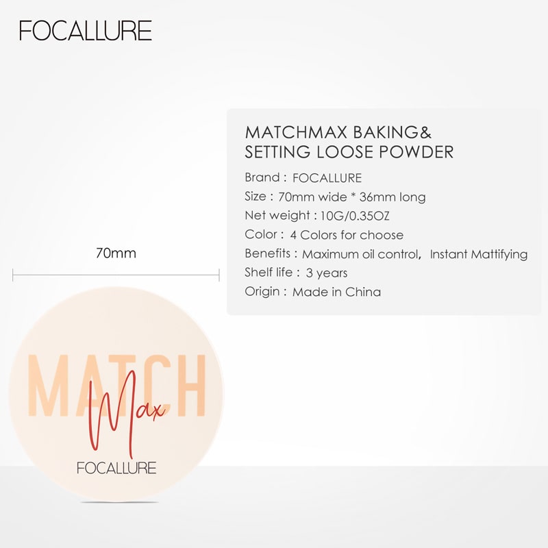 Focallure Matchmax Baking And Setting Loose Powder