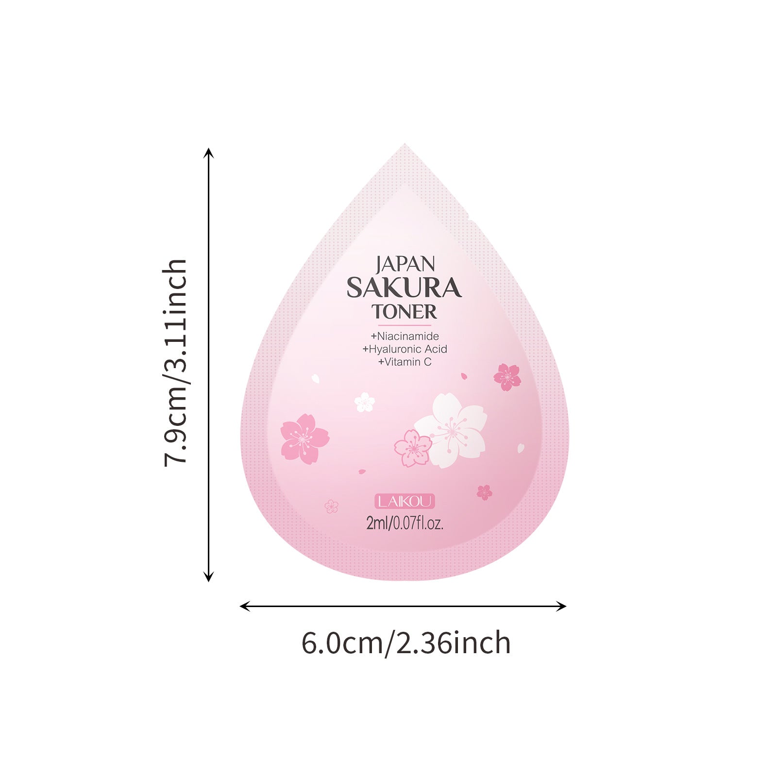 LAIKOU Japan Sakura 4Pcs Skincare Traveling Set