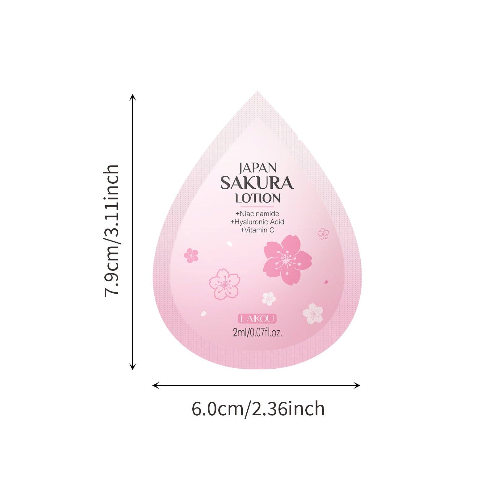 LAIKOU Japan Sakura 4Pcs Skincare Traveling Set