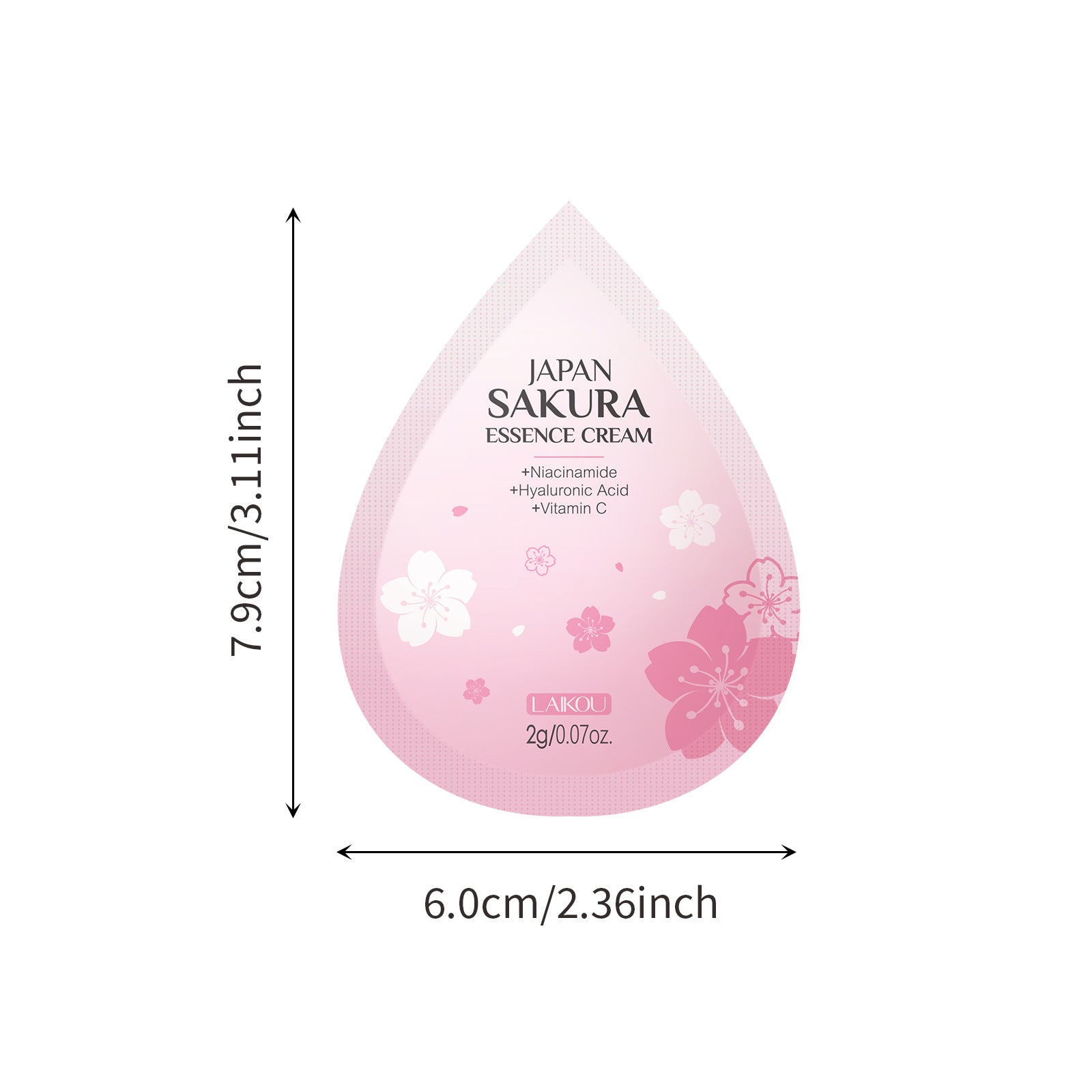 LAIKOU Japan Sakura 4Pcs Skincare Traveling Set