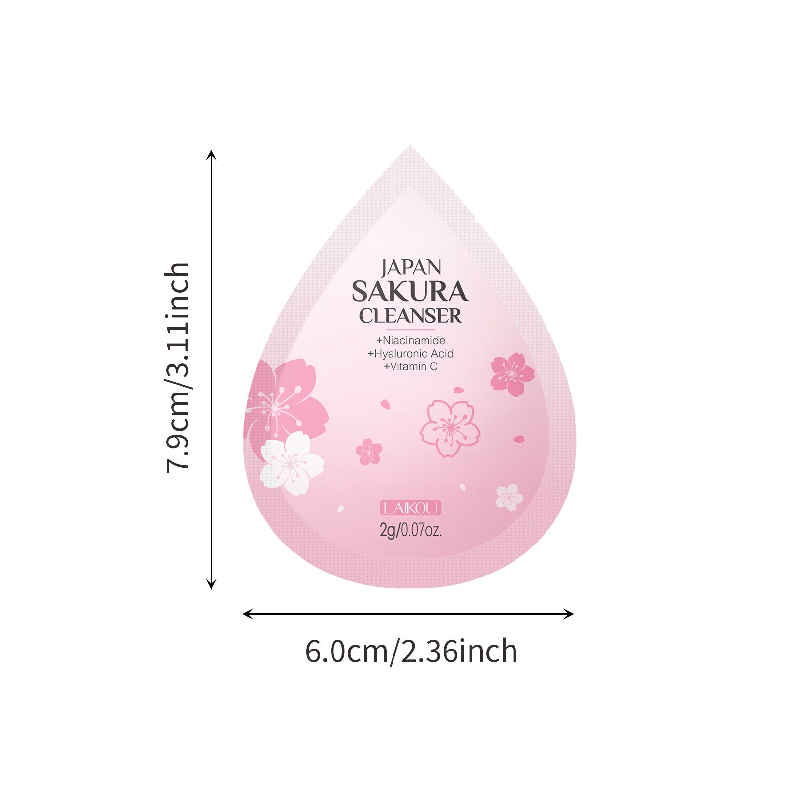 LAIKOU Japan Sakura 4Pcs Skincare Traveling Set
