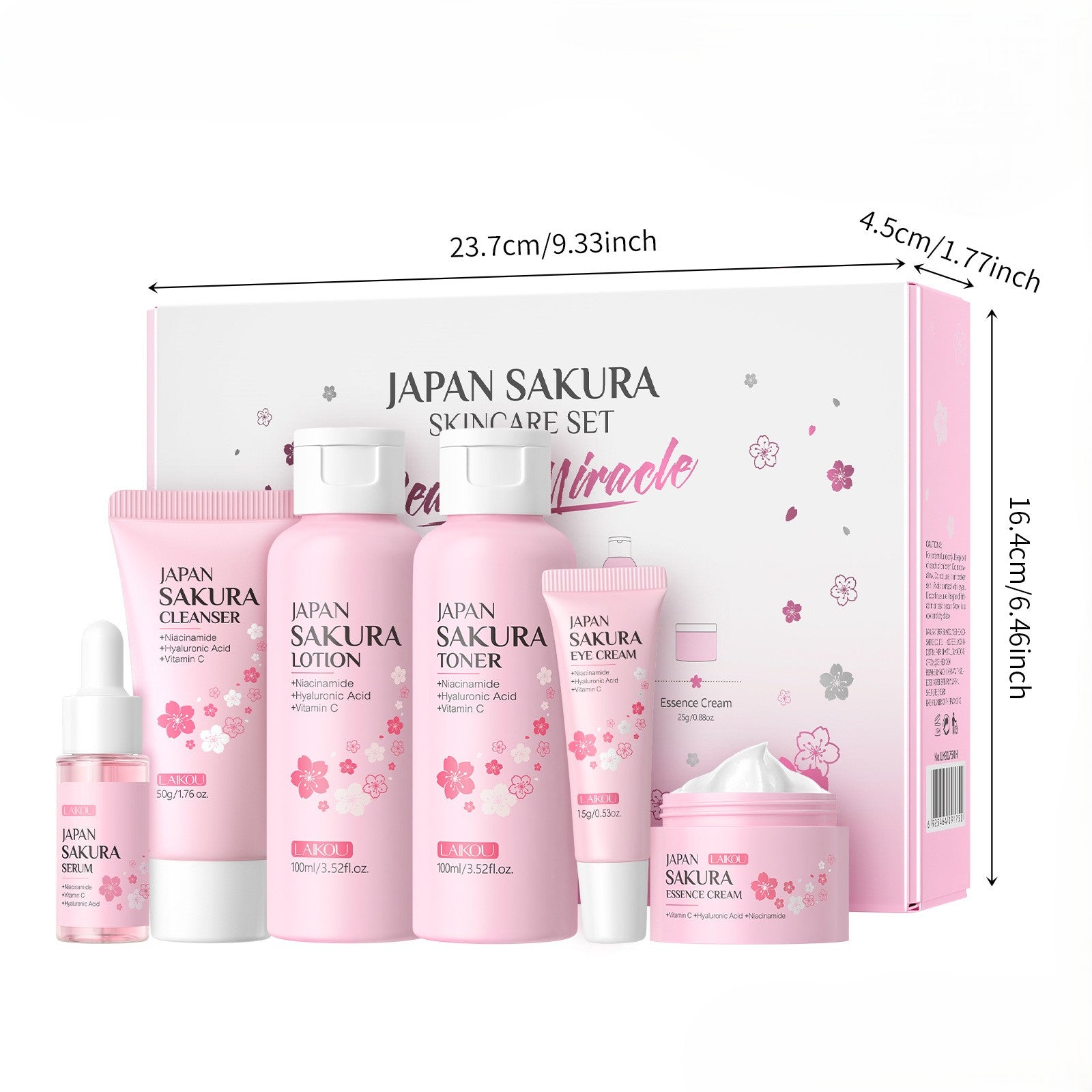 LAIKOU Japan Sakura 6Pcs Skincare Set