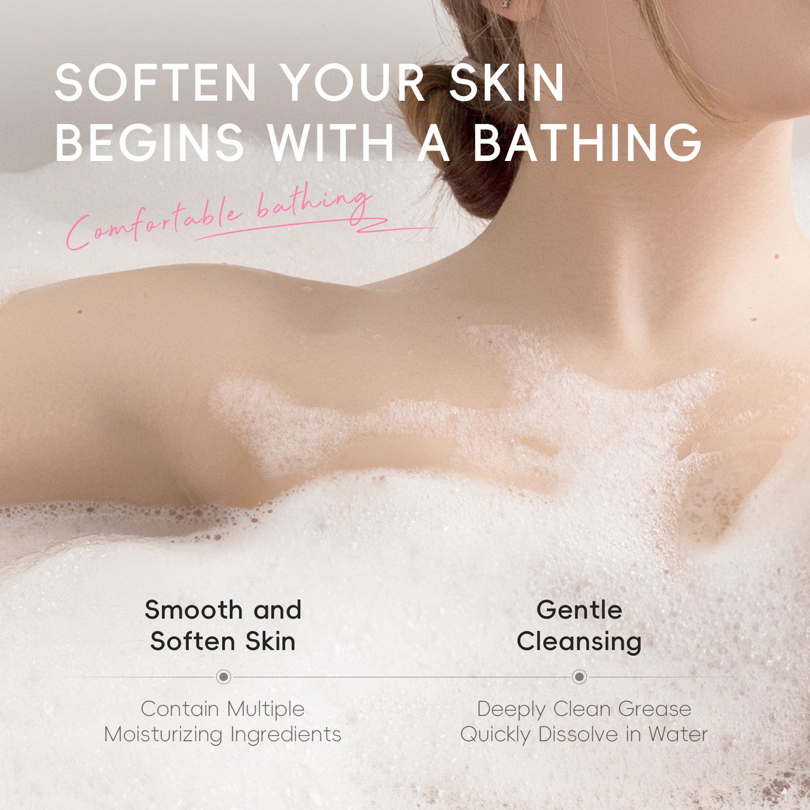 LAIKOU Japan Sakura Bubble Bath Bomb