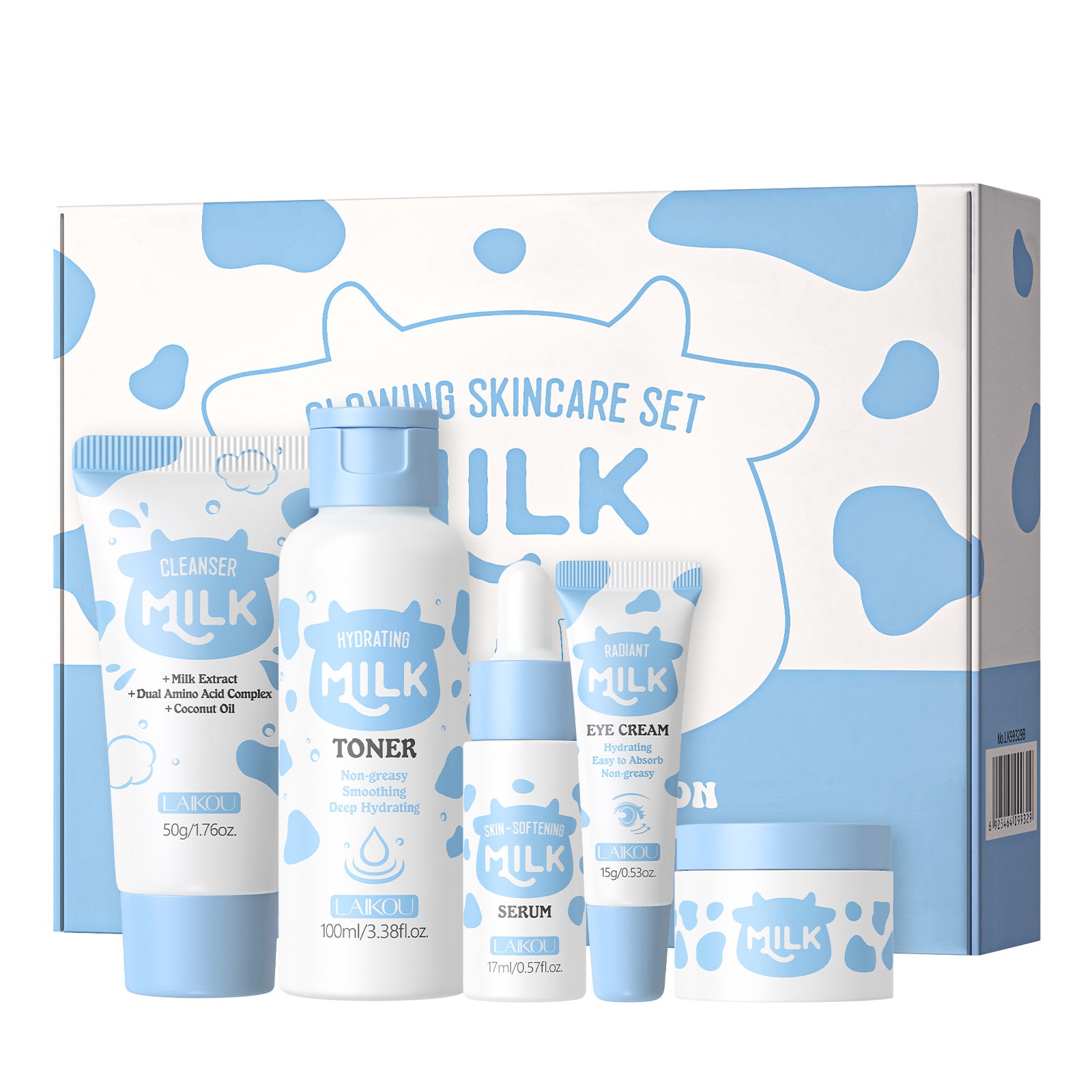 LAIKOU Milk Glowing Skincare Set