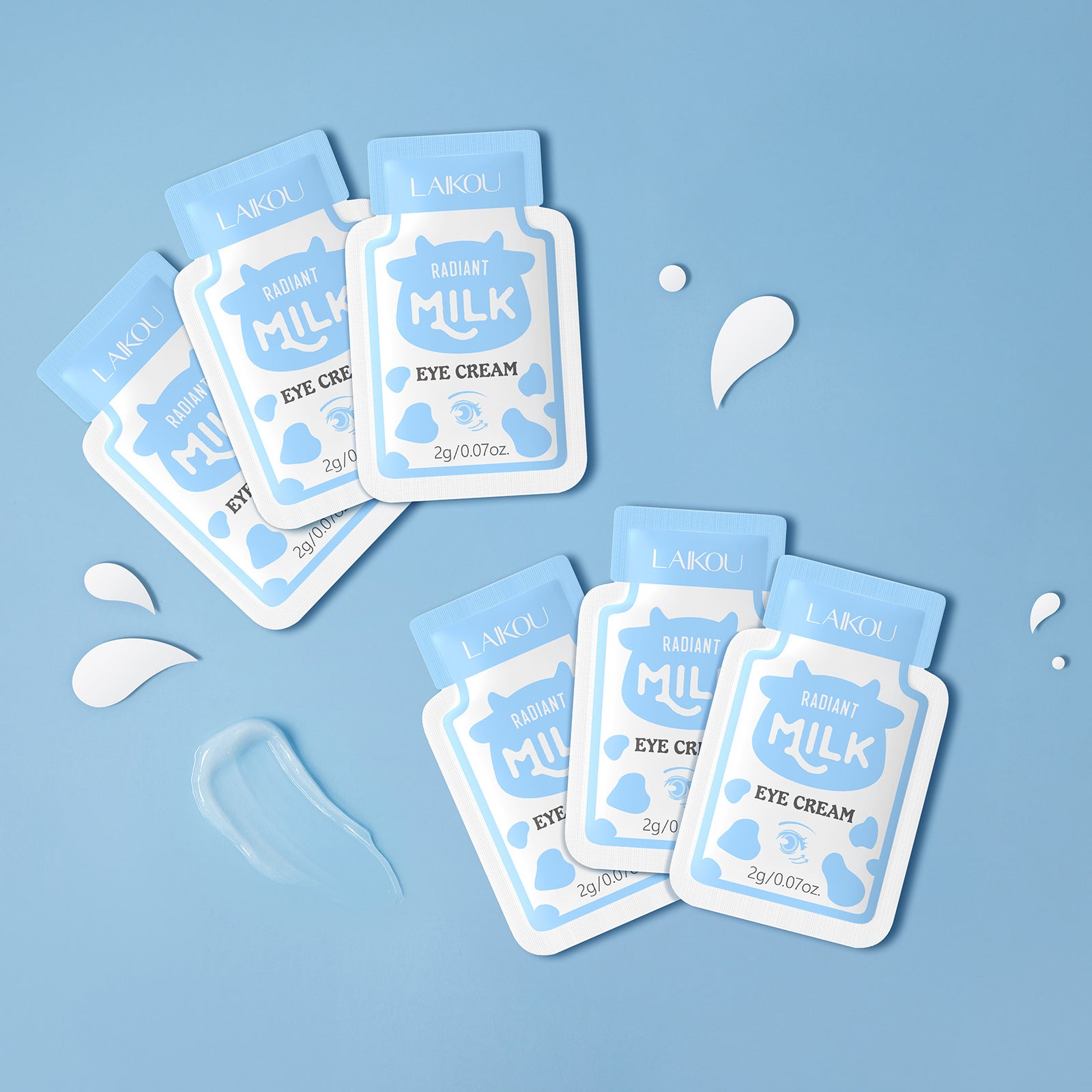 LAIKOU Milk Skincare 4Pcs Traveling Set