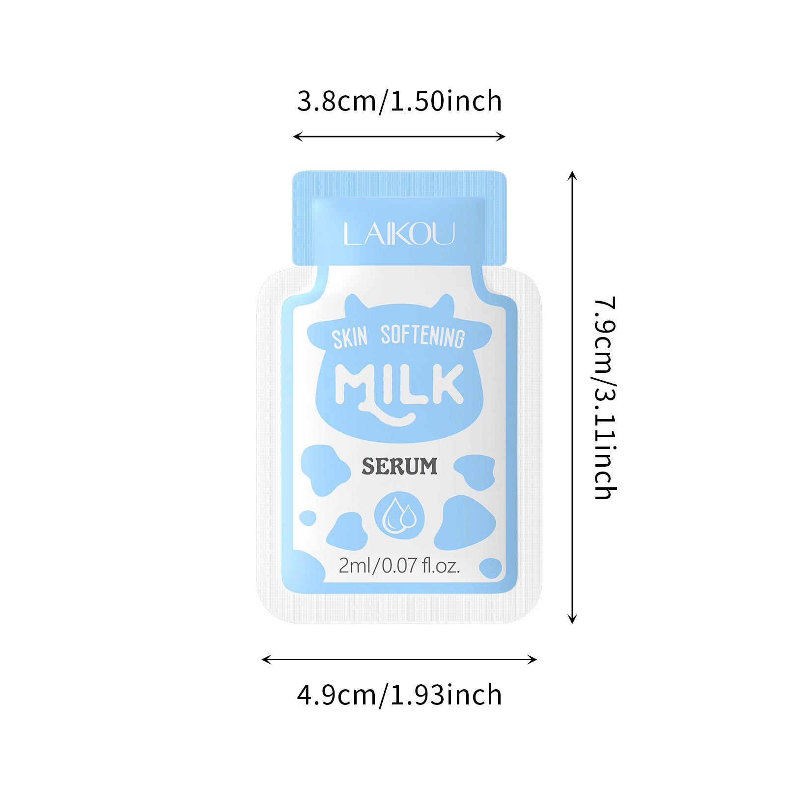 LAIKOU Milk Skincare 4Pcs Traveling Set
