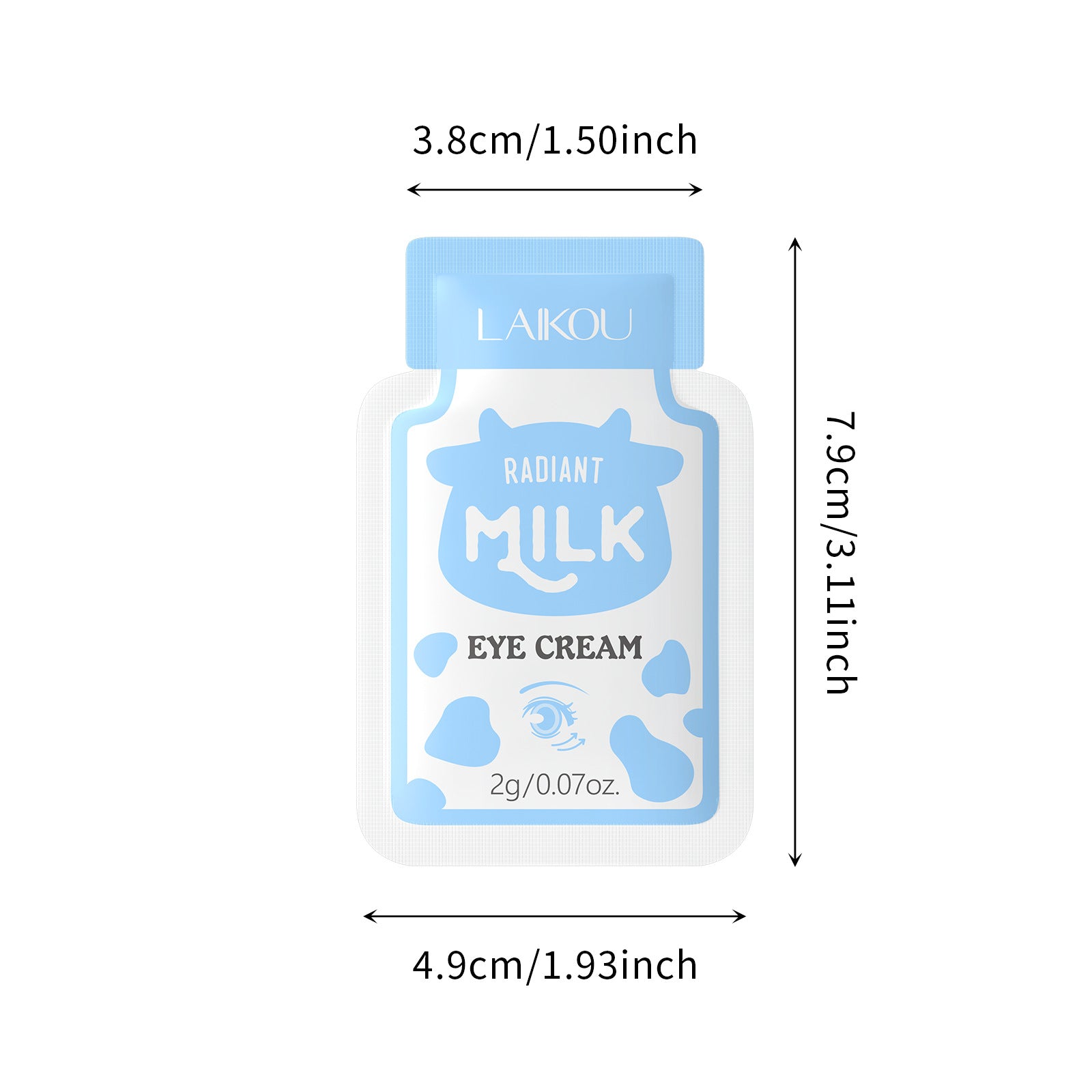 LAIKOU Milk Skincare 4Pcs Traveling Set